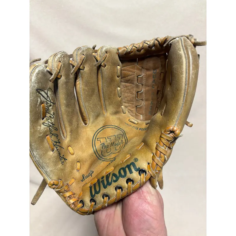 Left Hand Throw Wilson Baseball Glove