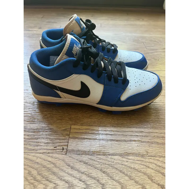 Blue Men's Size M 8.0 (W 9.0) Adult Nike Air Jordan Low Top Molded Cleats (Used)