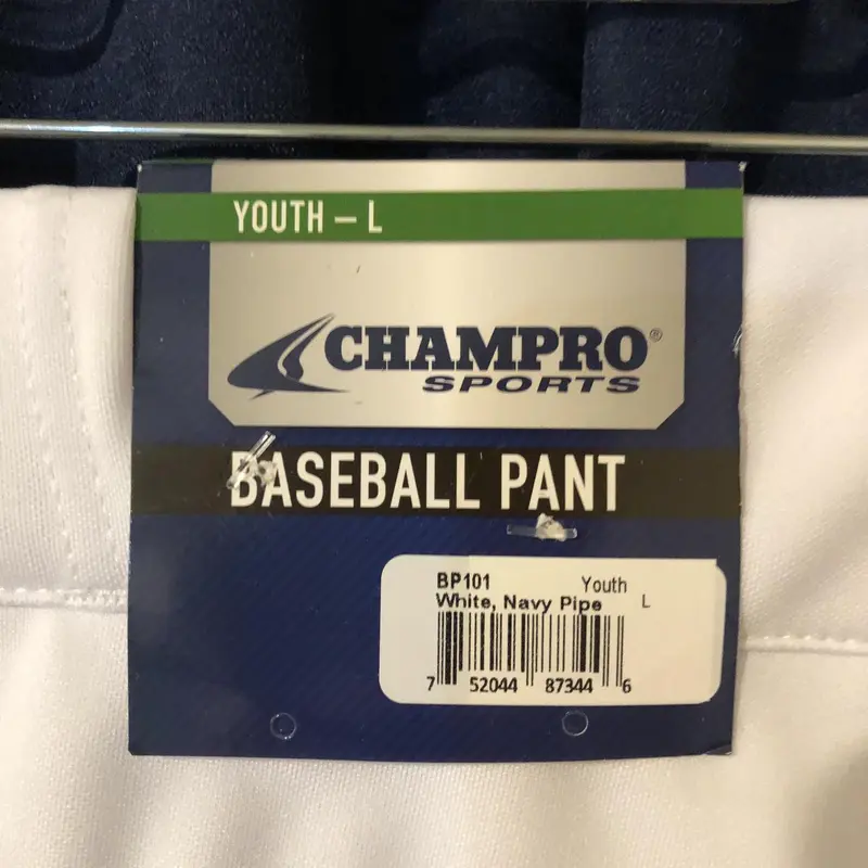 New-3 Pairs Youth Large Champro Knickers W/Navy Piping