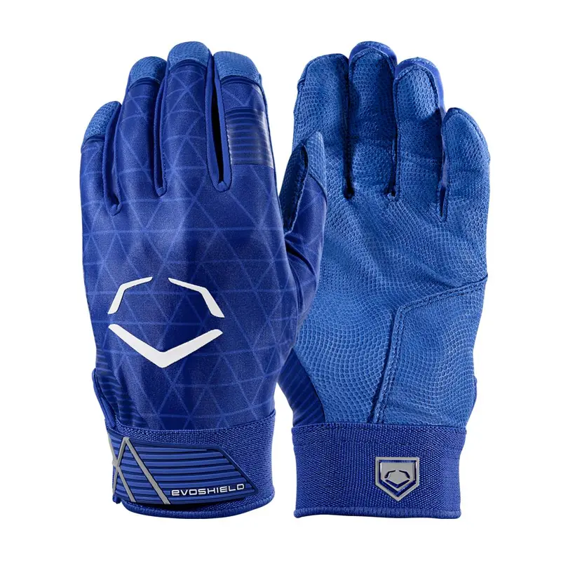 EvoShield Adult 2XLarge EVOCHARGE GEL TO SHELL Batting Gloves ROYAL -WTV4100RO2XL