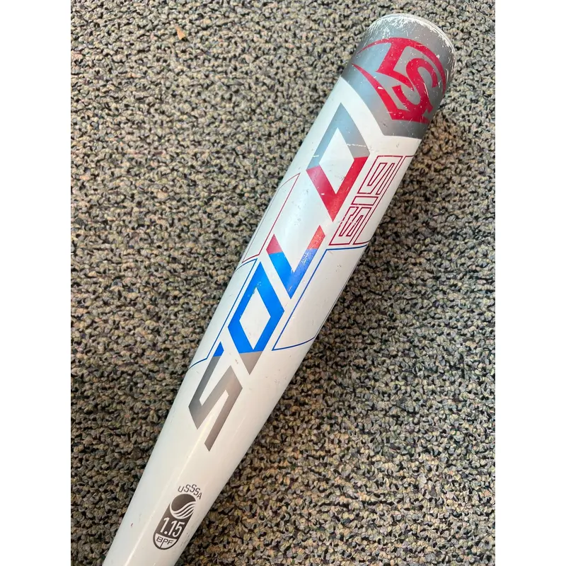 Used USSSA Certified 2019 Louisville Slugger Solo 619 Alloy Bat -10 20OZ 30"