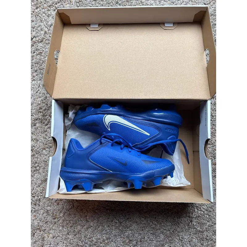 Blue Kid's 4.5Y (Big Kids / Youth) Nike Trout Low Top Molded Cleats (New)