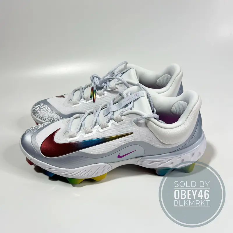 Nike Alpha Huarache Elite 4 Low MCS White Hyper Violet 12