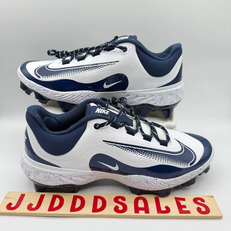 Nike Alpha Huarache Elite 4 Low MCS Baseball Midnight Navy FD6255-107 Mens 10.5   New