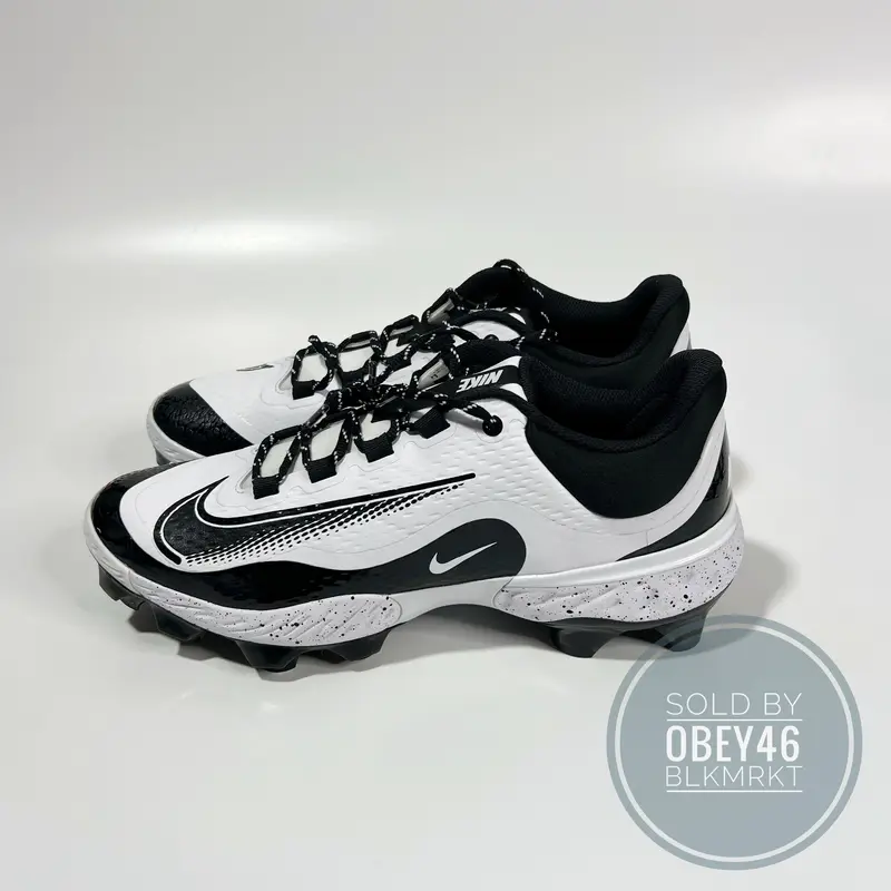 Nike Alpha Huarache Elite 4 Low MCS White/Black  12