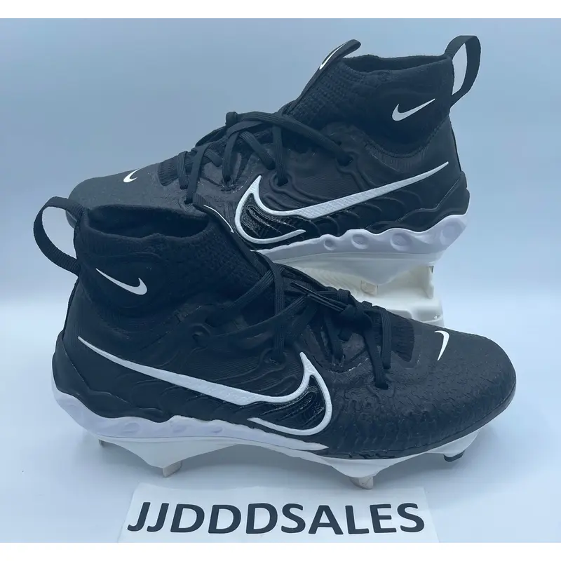 Nike Alpha Huarache NXT Black White Baseball Cleats DJ6517-001 Mens Sz 9 NEW
