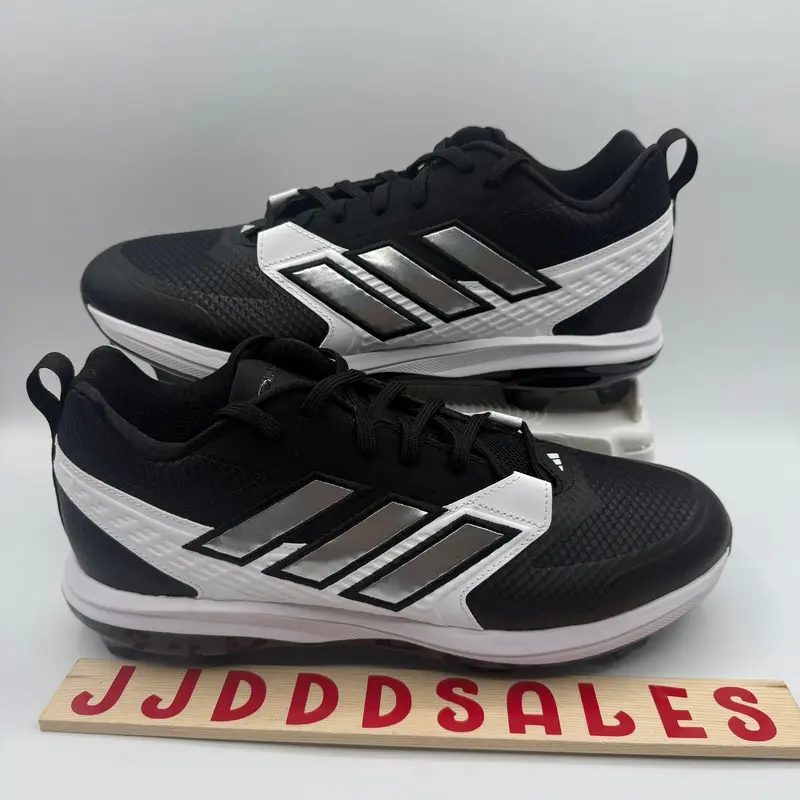 Adidas Icon 8 TPU Baseball Cleats Black White IG7109 Mens Size 10.5 NEW