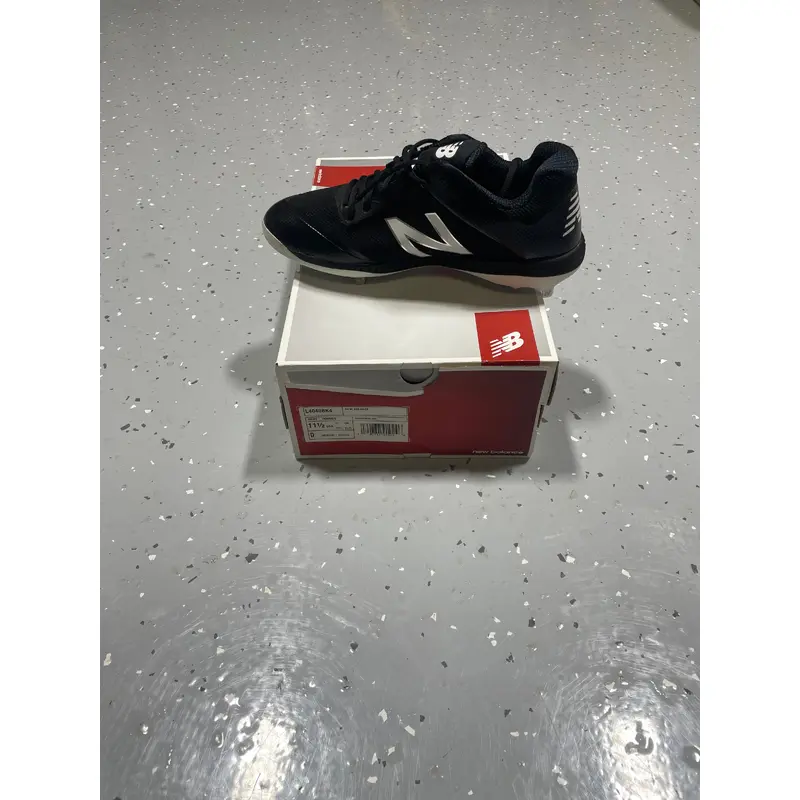 Black Adult Men's New Size 11.5 (Women's 12.5) Metal New Balance Low Top