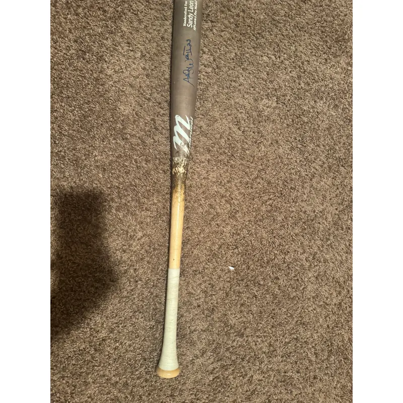 American Association Game used bat. Signed by Adam Brett Walker II.