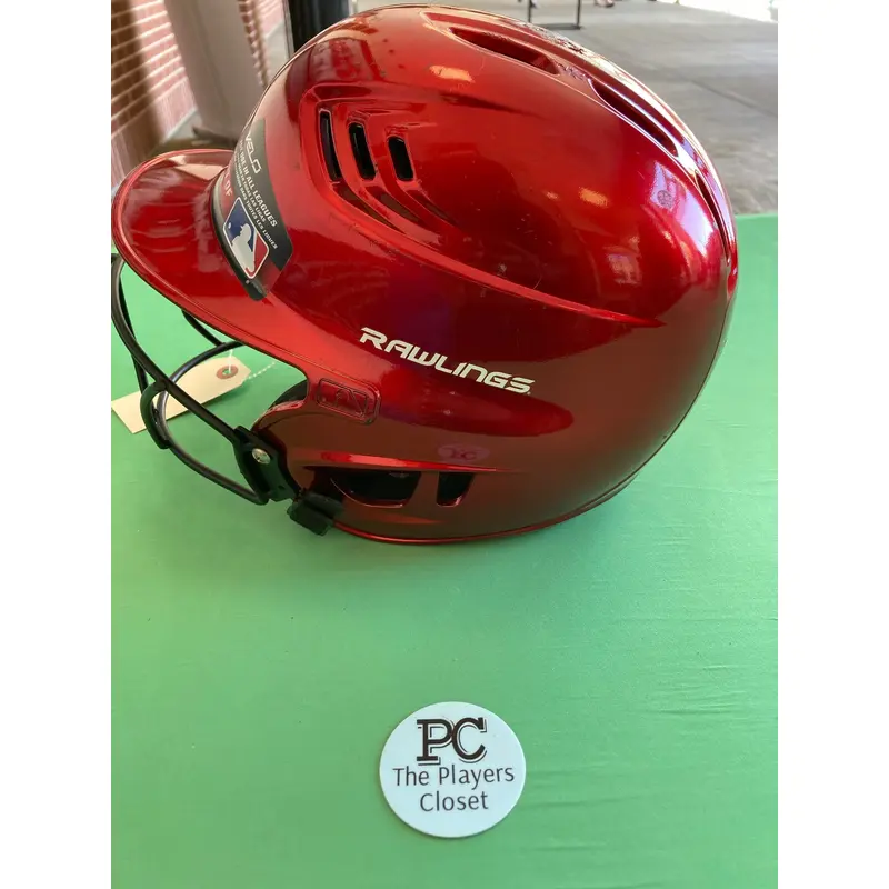 Used 6 7/8 - 7 5/8 Rawlings Velo Batting Helmet