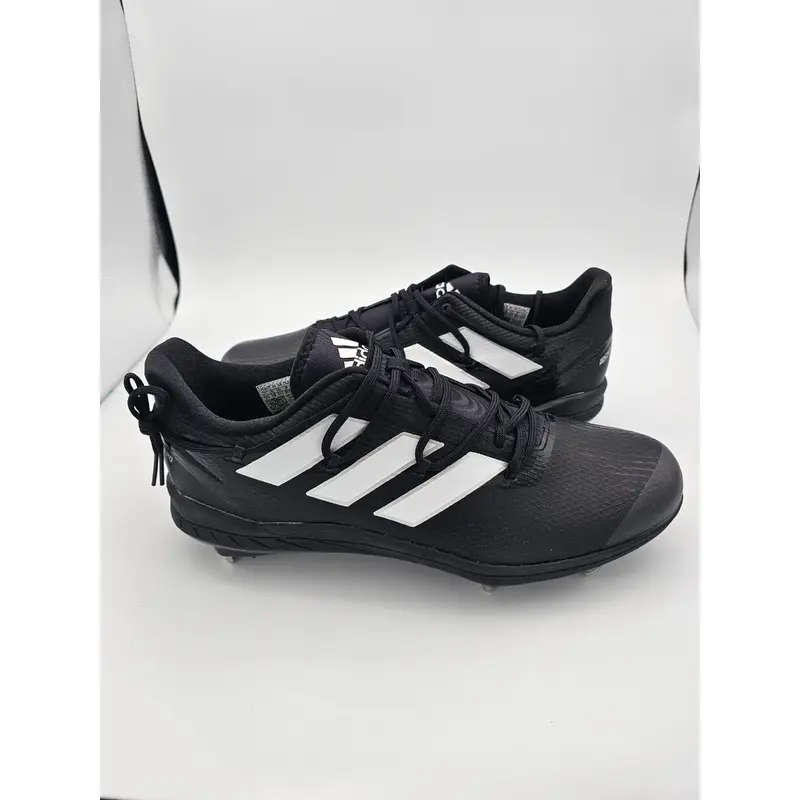 Adidas Adizero Afterburner 8 'Black White' Baseball Cleats Mens Size 12.5
