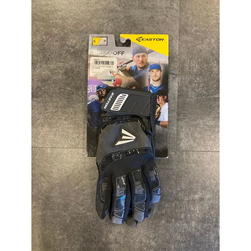 Black Small Easton Walk off Batting Gloves (New)