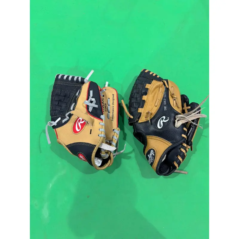 (2 pack) Rawlings Player Series RHT Baseball Gloves 10"