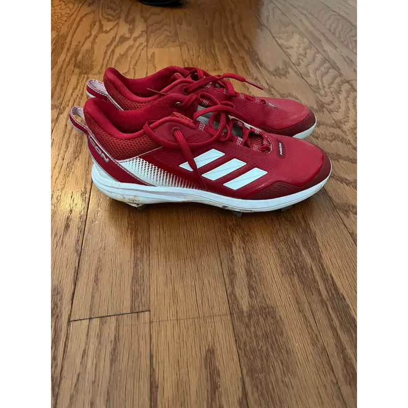 Red Size 8.5 (Women's 9.5) Adult Men's Adidas Icon spikes