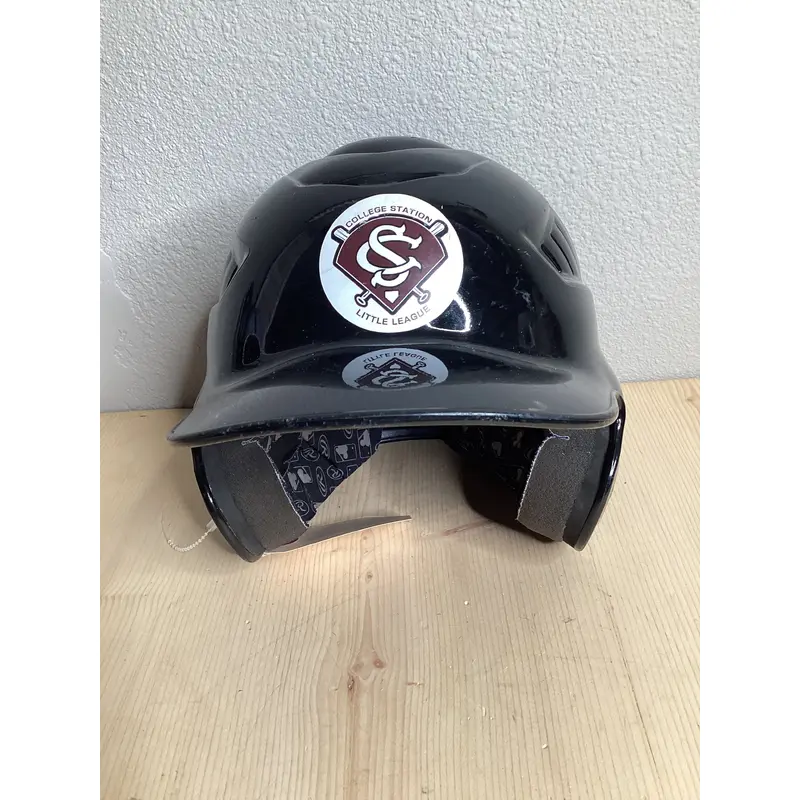 Black Used 6 1/4-6 7/8 Rawlings Batting Helmet CFTBH-R1