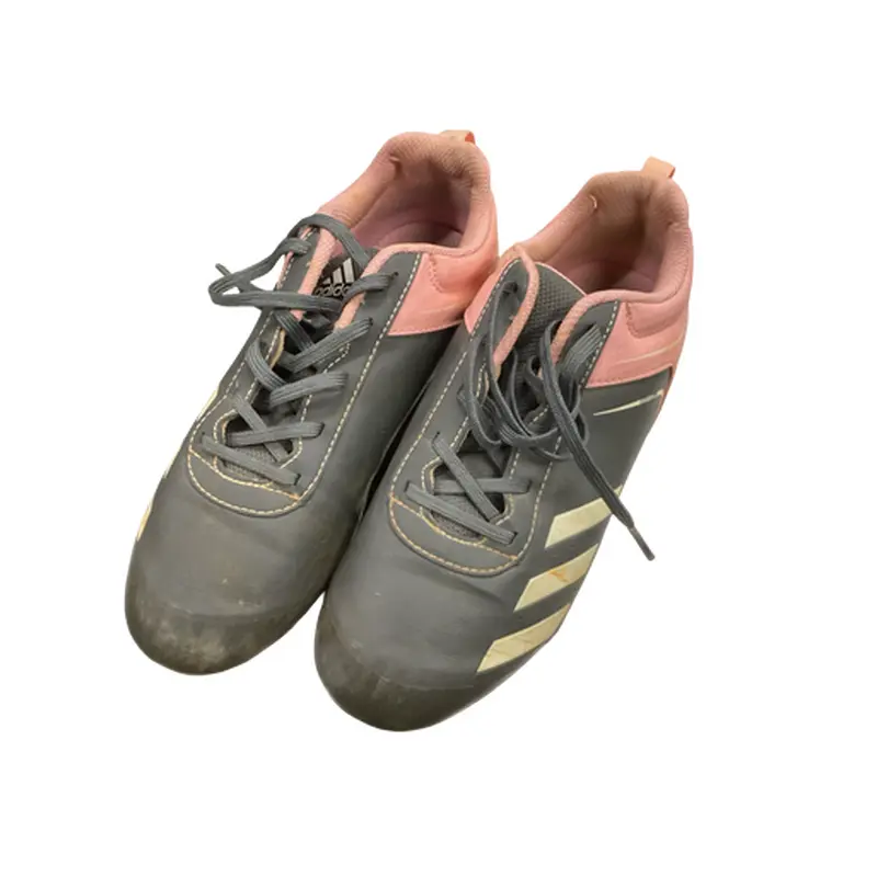 Used Adidas 3 STRIPE BASEBALL BB/SB Cleats Grey Junior 05 11613-S000159003