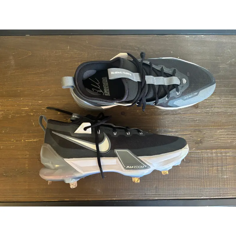 Black Men's Size M 11.5 (W 12.5) Adult Nike Force Zoom Trout 9 Elite Metal (Used)