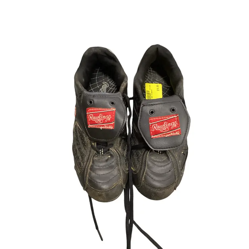 Used Rawlings BB/SB Cleats Black Junior 05 11613-S000166373