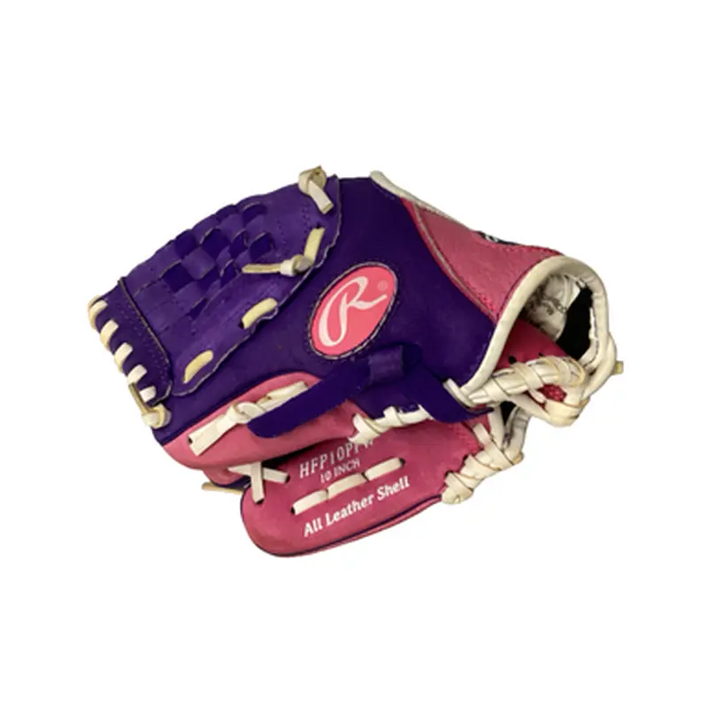 Used Rawlings HIGHLIGHT BB/SB Glove RH Throw Pink 10" 11613-S000165750