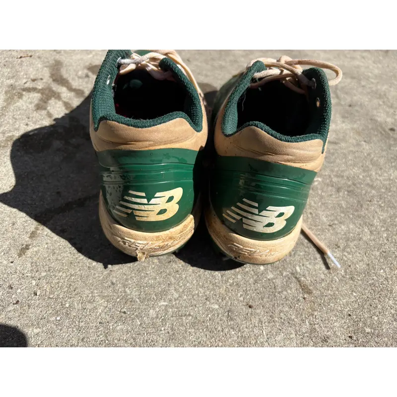 Green Men's Size M 9.0 (W 10.0) Adult New Balance Low Top Metal 4040v6 (Used)