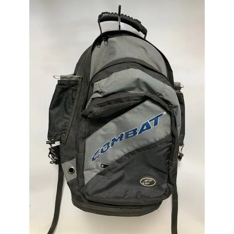 Used Combat DOUBLE BAT BB/SB Player Backpack Black 11823-S000033672