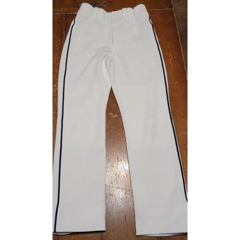 Mizuno White Used Men's Adult Small Game Pants Black Piping