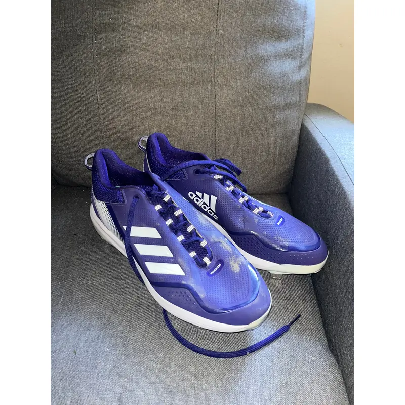 Purple Men's Size M 12.5 (W 13.5) Adidas Icon 7 Metal (Used)