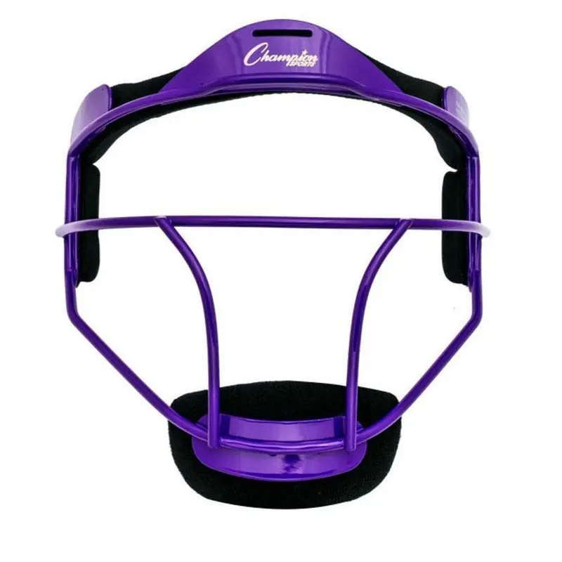 Champion Sports Softball ADULT Pitcher / Fielder Mask, Wide Vision, Purple