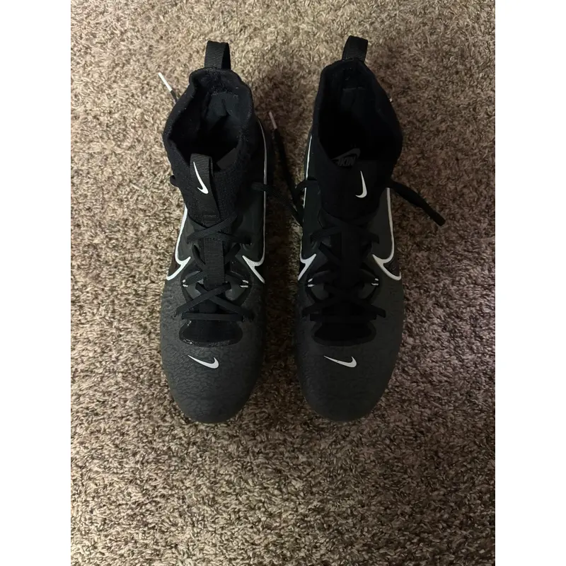 Black Nike Alpha Huarache NXT Baseball Cleats Size 10.5