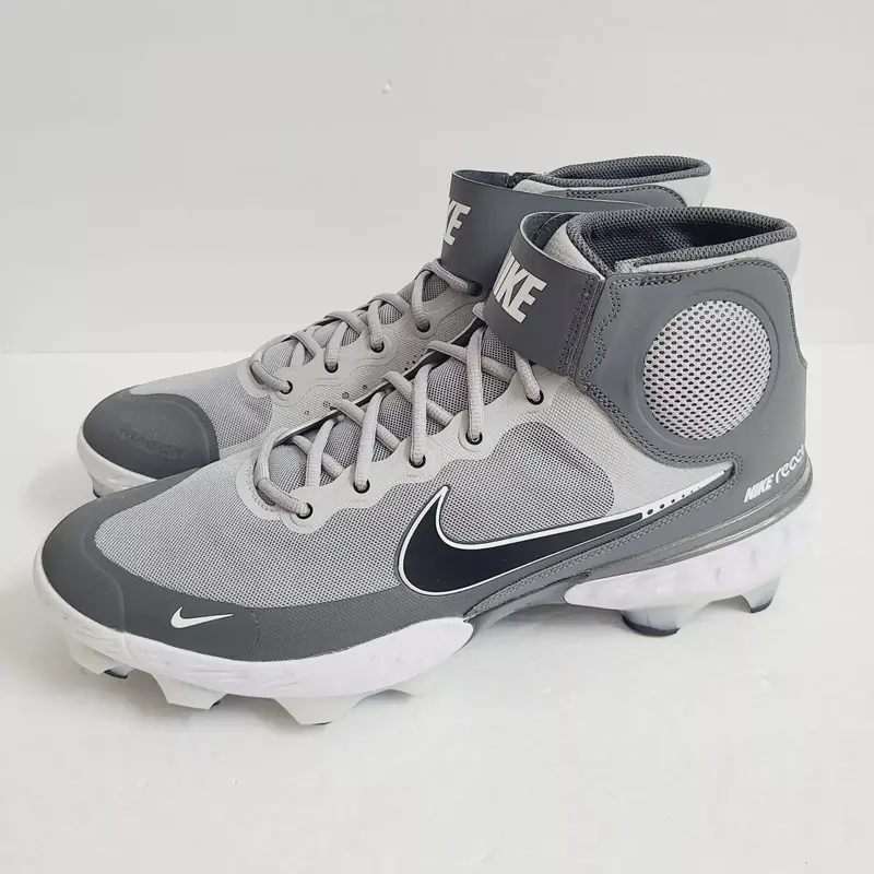 Nike Alpha Huarache 3 Baseball Cleats CZ4455-005 Size 15 Gray