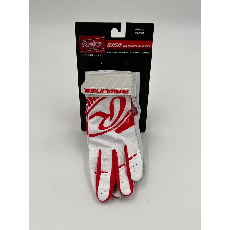 Rawlings 5150 Batting Glove Adult Medium Brand New