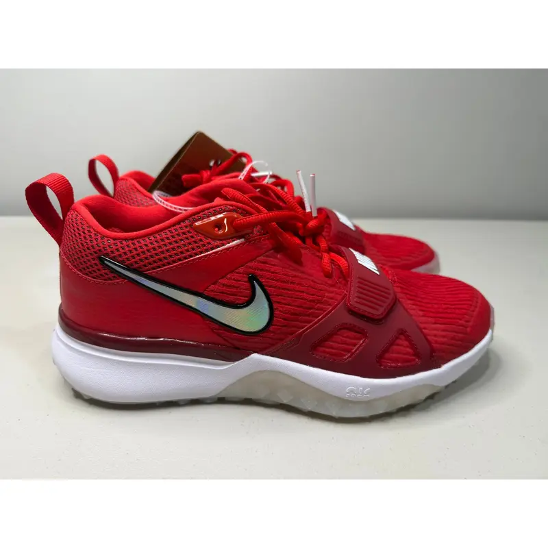 Size 8 Mens Nike Air Zoom Diamond Elite Turf Baseball Shoes Red