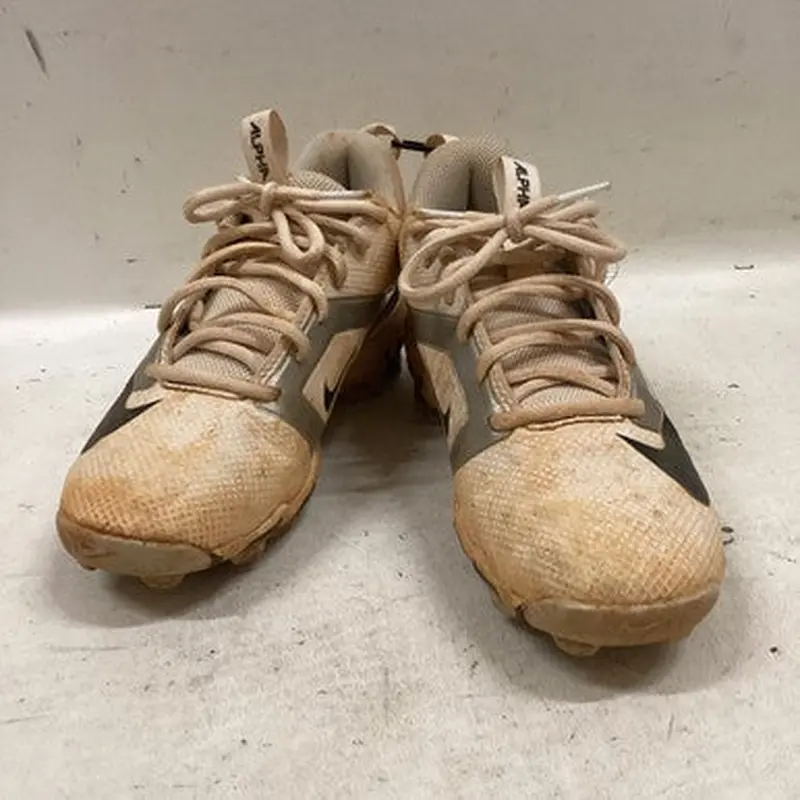 Used Nike ALPHA BB/SB Cleats White Junior 04.5 11725-S000487811