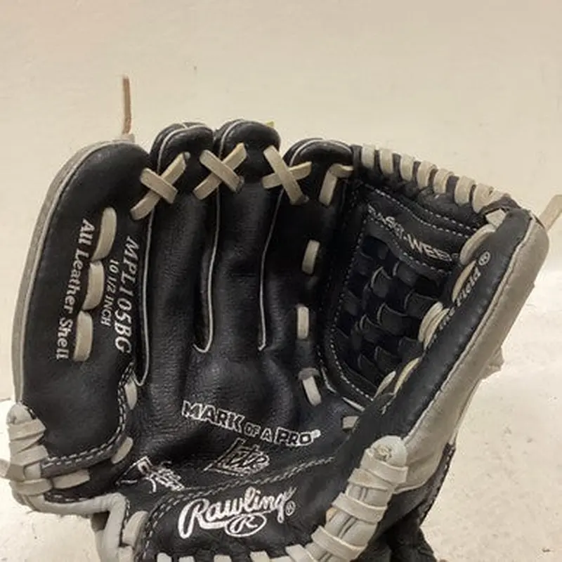 Used Rawlings PM105RB BB/SB Glove LH Throw Black 10 1/2" 11725-S000486586