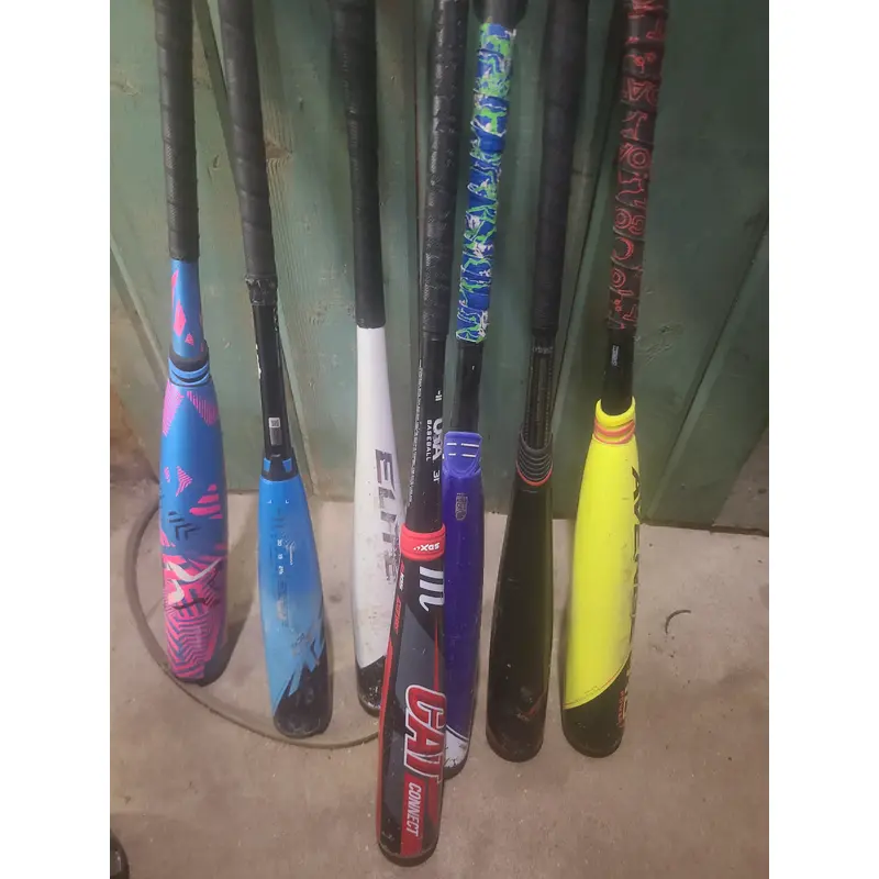 Mixed lot of usa and usssa baseball bats