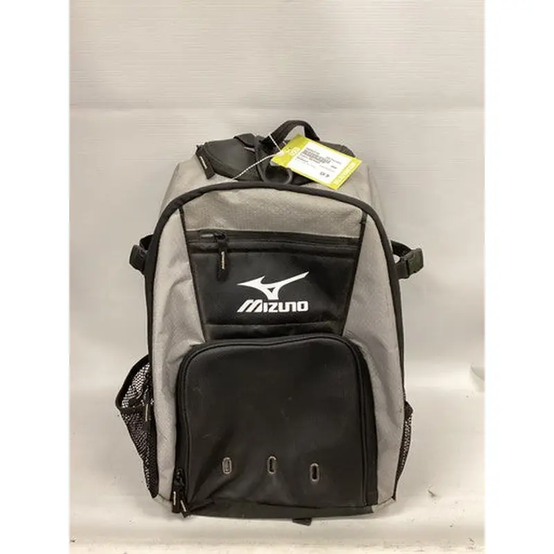 Used Mizuno BACKPACK BB/SB Player Backpack Grey And Black 11851-S000034709