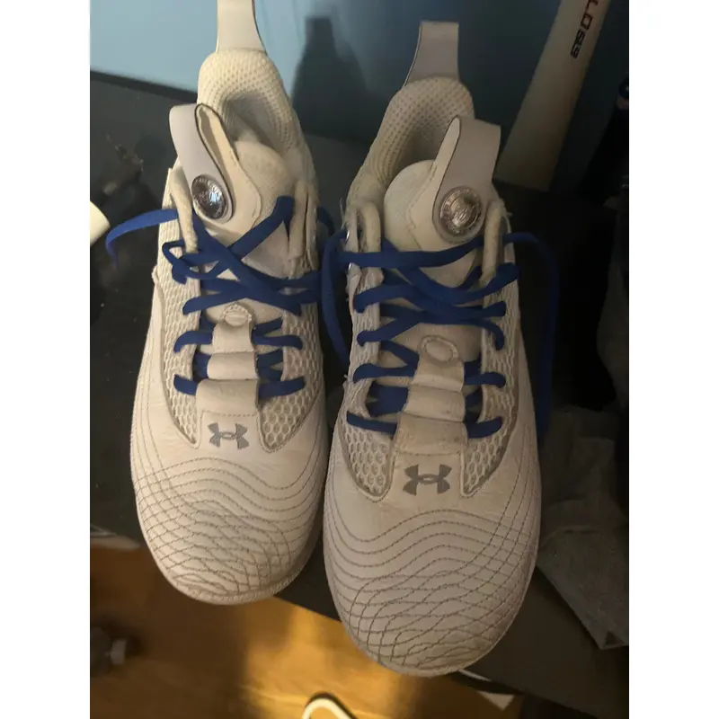 White Used Turf Cleats Low Top Bryce harper