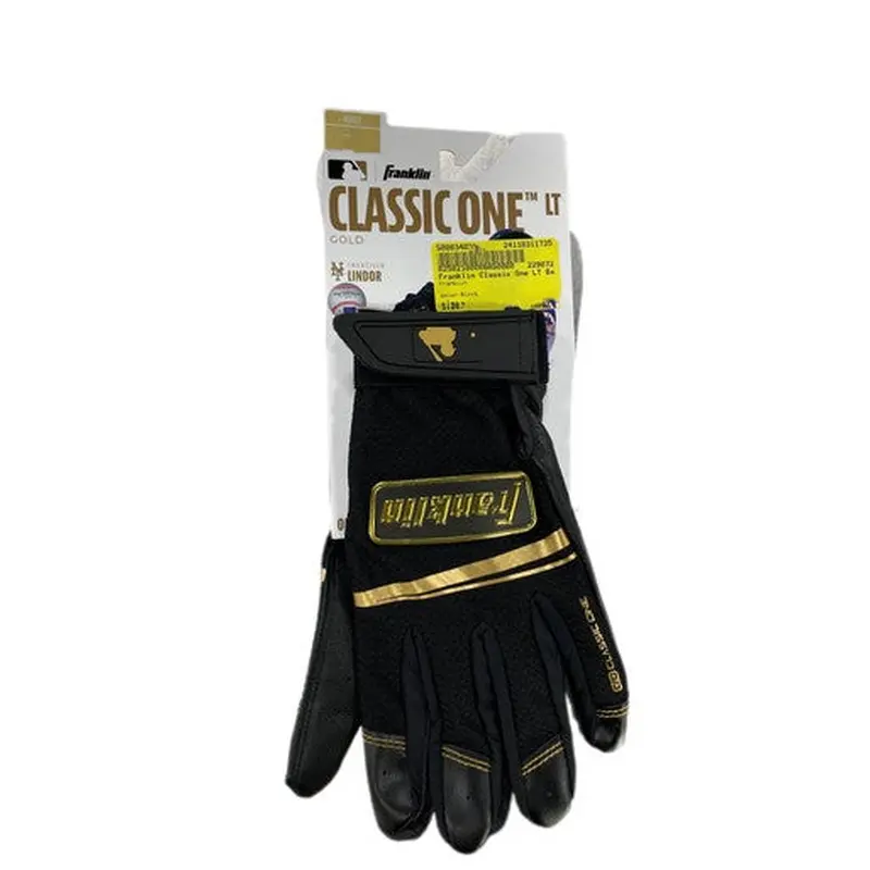 Used Franklin Classic One Lt Bb Sb Batting Gloves Black 11735-s000340278