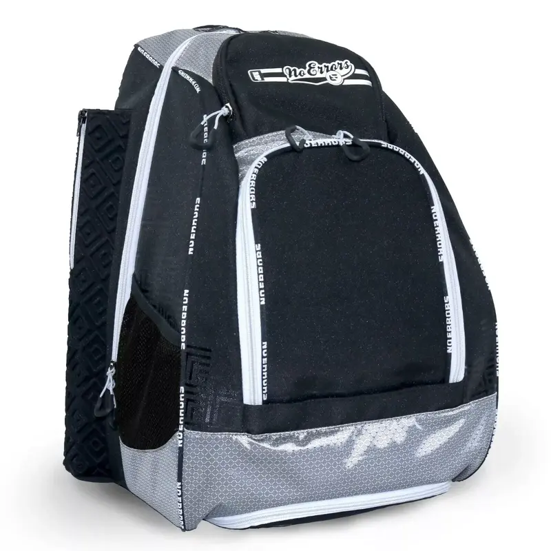 NO ERRORS (NWT) RBP Baseball Softball Coaching Backpack Bat Bag BLACK