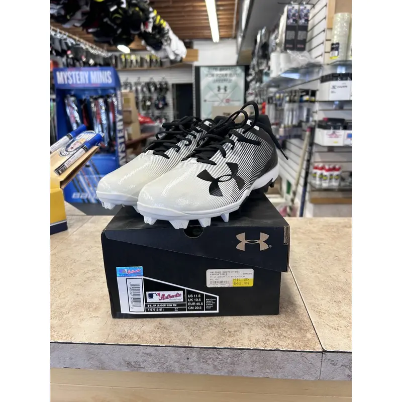 Black New Youth Under Armour Low Top Molded Cleats