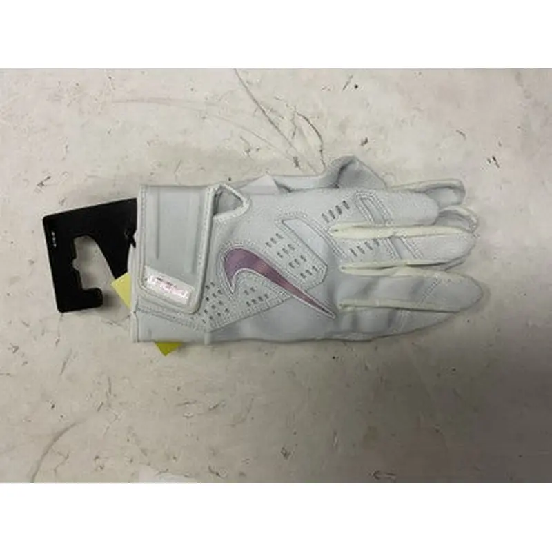 Used Nike TROUT ELITE BATTING GLOVES BB/SB Accessory White MD 11855-S000187716