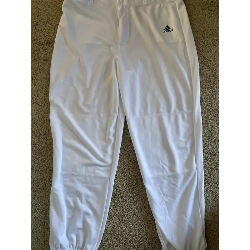 Adidas Men's Baseball White pants Size Large