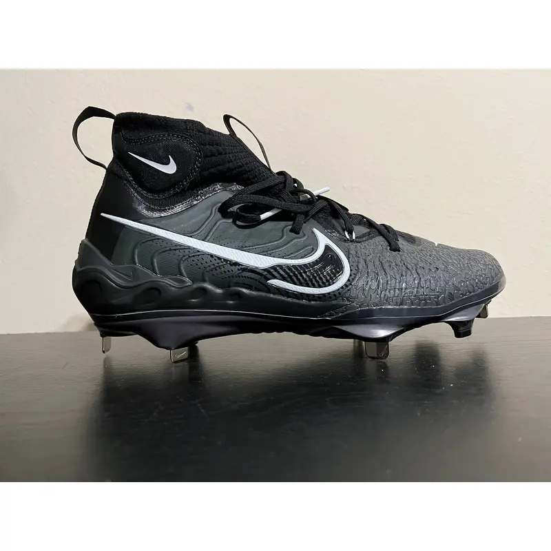 Nike Alpha Huarache NXT Black Metal Baseball Cleats Zoom Air DJ6517-010 Size 8.5