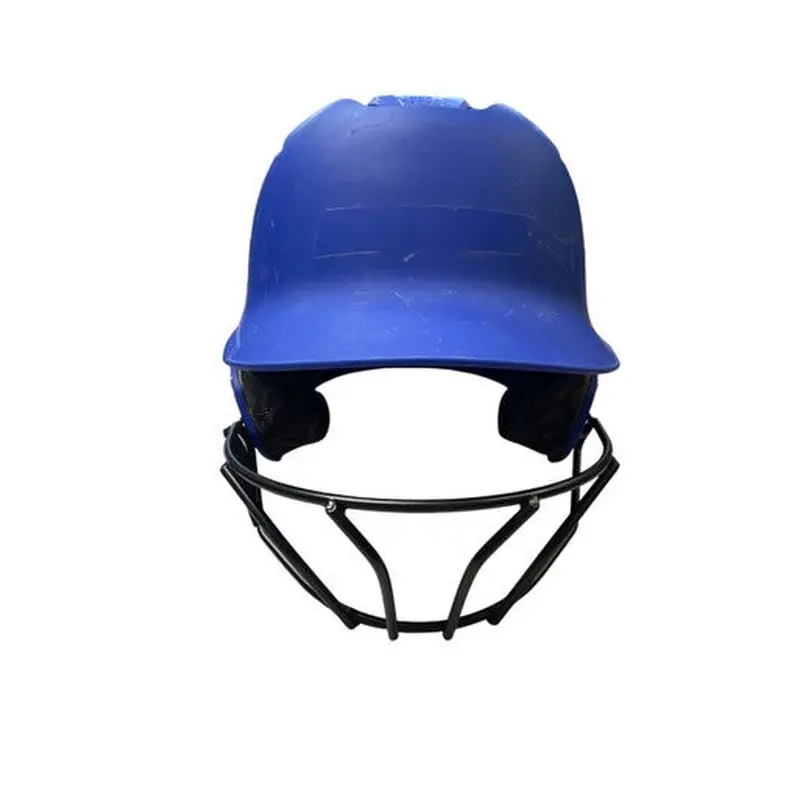 Used Evoshield BLUE HELMET Batting Helmet w/Mask Royal Blue S/M 11706-S000357470