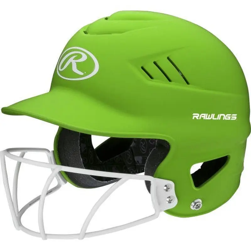 New Rawlings COOLFLO Batting Helmet w/Mask 11506-COOLFLO