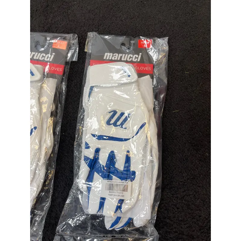 Marucci signature batting gloves adult medium Royal