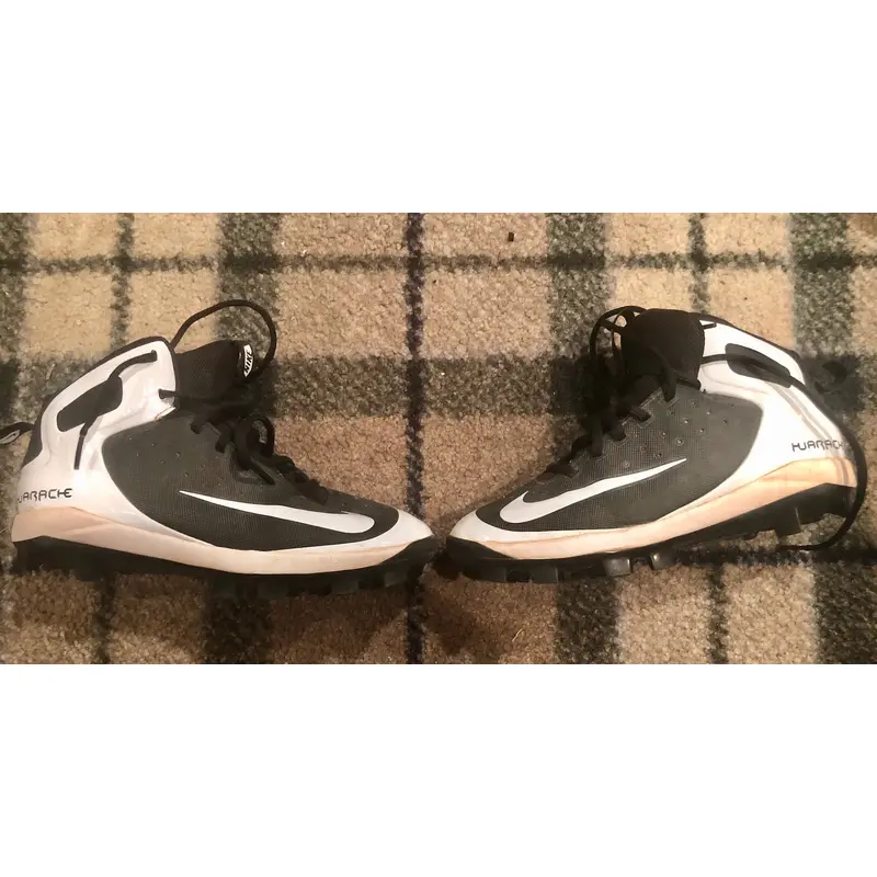Nike Huarache Baseball Cleats Youth 6 Y Black / White