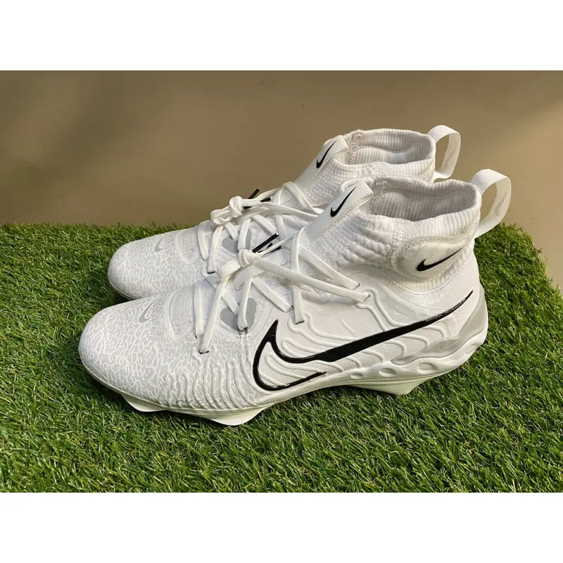*SOLD* Men Nike Alpha Huarache NXT White Metal Baseball Cleats DJ6517-100 Size 9 NEW