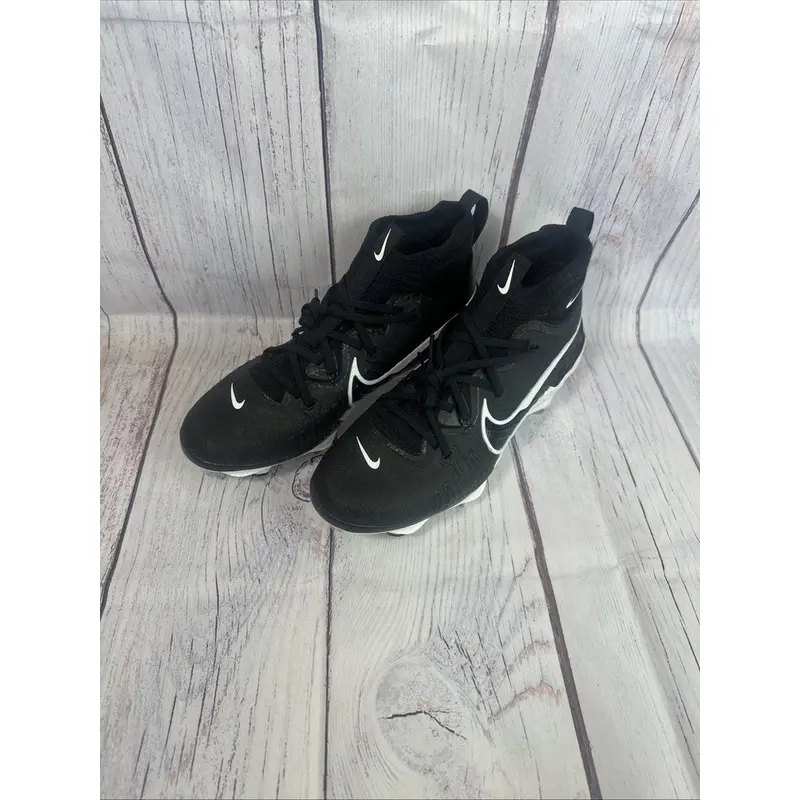 Nike Alpha Huarache NXT Black Metal Baseball Cleats Mens Size 9 DJ6517-001 New
