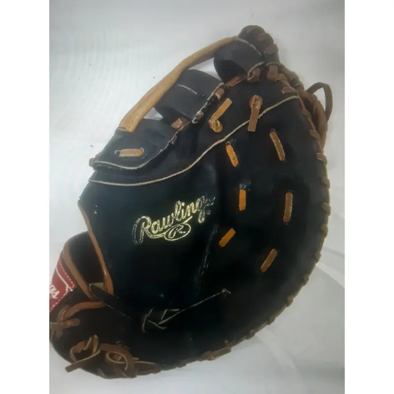 Used Rawlings Left Hand Throw First Base Baseball Glove 11.5"